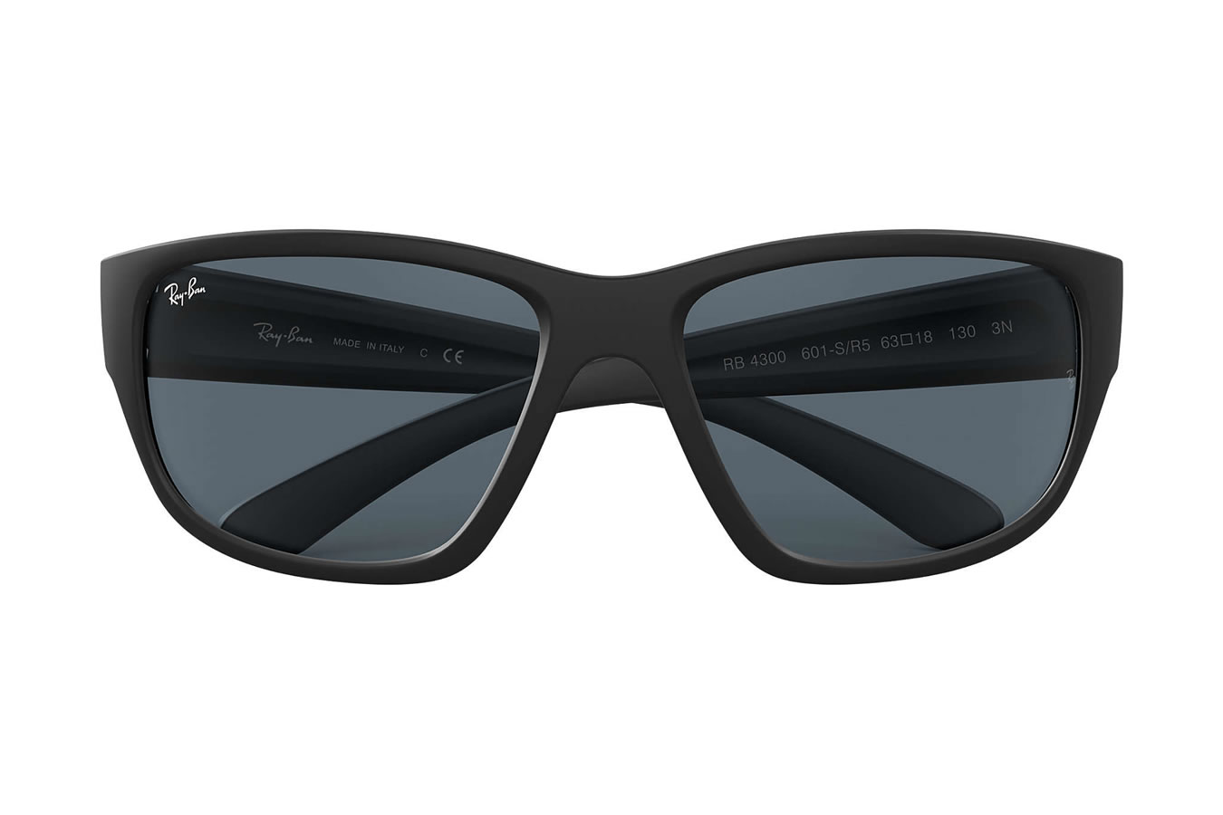 RAY BAN RB4300 with Matte Black and Blue/Grey Classic Lenses